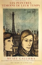 Bernard BUFFET  -  1958 - " Musée GALLIERA "  - Lithographie Originale - Mourlot