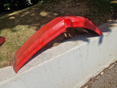 Garde boue avant rouge - boue,