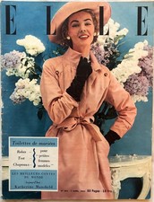 ELLE Magazine n°332 du 7 Avril 1952 ancienne revue mode couture Robes de Mariées