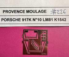 #226 - Photodecoupe pour PORSCHE 917K N°10 Le Mans 81 Provence Moulage K1542