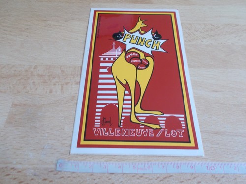 Autocollant vintage boxe - autocollant,