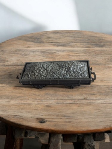 Wagon plat charbon - , jouef
