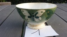 1/ Ancien rare bol à décor de papillons en faïence de DIGOIN SARREGUEMINES