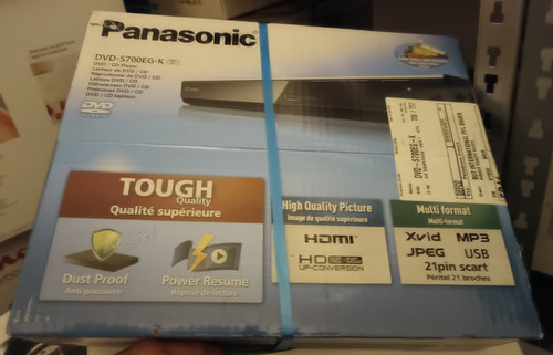 Panasonic dvd s700 lecteur - panasonic, dvd-s700