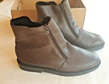 Bottines en cuir marron doublure chaude neuves Ulysse taille 42 (pa)
