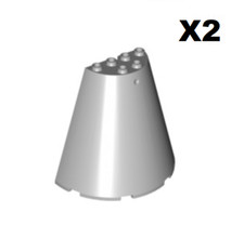 Lego ® Lot 2 Demi Cône