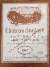 Étiquette Château Soutard 1982 - 75 cl