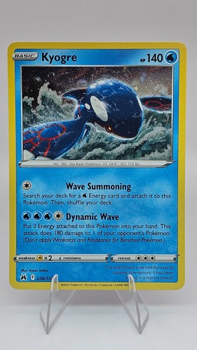 Kyogre 036 159 crown - kyogre,