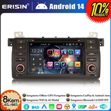 8-Cœurs 64GO Android 14 Autoradio GPS BMW Série 3 E46 M3 ROVER 75 MG ZT CarPlay