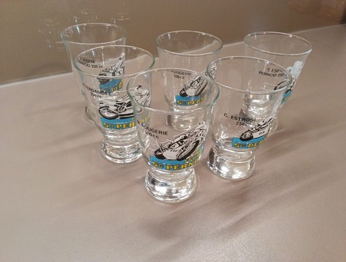 Lot verres sté - de, pernod