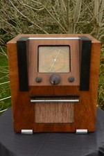 Radio tsf restaurée SU-GA 1934 à lampes avec carte FM et module bluetooth