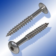 100 avec Trespa A2 Façade 4,8 X 25 MM V2A Inox Inner Cannelé Tx 20