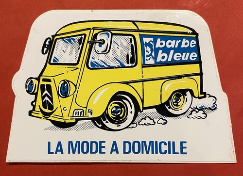 Autocollant barbe bleue la - autocollant,