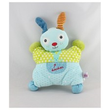 Doudou semi plat lapin chien