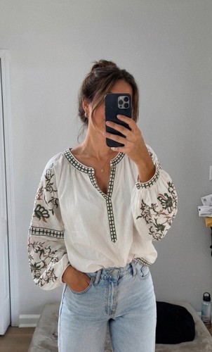Chemise blouse blanche - blouse, avec