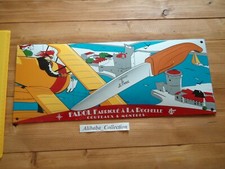 PLAQUE TOLE EMAILLée EMAIL COUTEAU FAROL LA ROCHELLE COUTEAUX MONTRES avion plan
