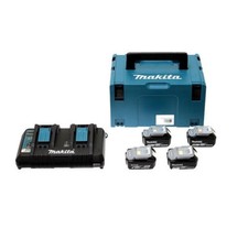 Energy Pack 18V MAKITA Kit 4 Batterie 5.0Ah Caricabatterie + Valigetta 197626-8