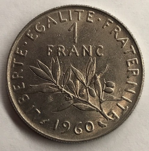 Franc semeuse nickel 1960 - 1,