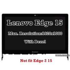 Lenovo Edge 15 80H1 80K9 15" LCD Panneau Tactile Écran Assemblage LP156WF4-SPL1