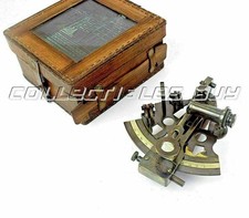 Ancien sextant en laiton