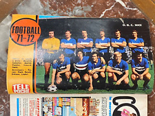 REVUE LIVRE TÉLÉ POCHE 1971 N° 304 CLAUDE FRANCOIS POSTER MAILLOT NICE ANCIEN