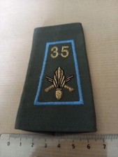 Fourreaux d'épaule. 35eme régiment d'infanterie 