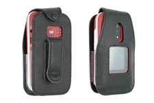 caseroxx Sac Cuir avec Clip