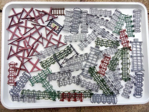 Lot décor plastique soldat - lot,