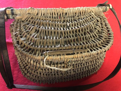 Ancien panier pêche - panier, de