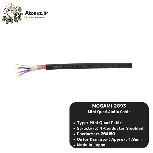 Mogami w2893 mini quad audio - mogami,