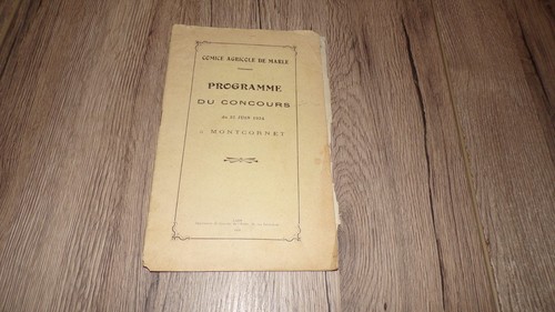 Comice agricole marle - comice, de
