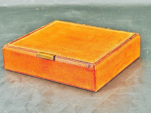 Boite rangement cuir - boite,