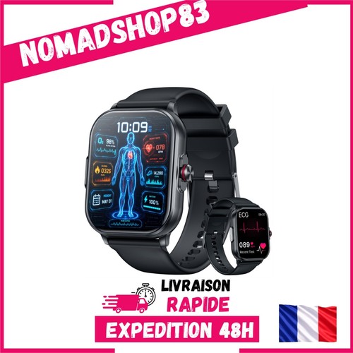Montre connectée ecg idomars - montre,