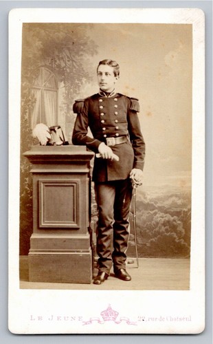 Cdv 1870 jeune officier - jeune,