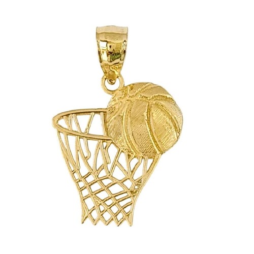 14k jaune basketball - jaune,