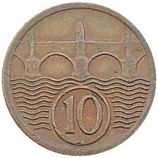 Czechoslovakia 10 Haleru 1925