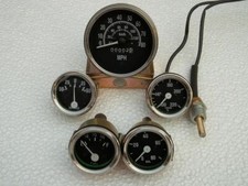 Willys Jeep MB Gpw CJ Jauges Kit Compteur de Vitesse Mph / Kph Temp Oil