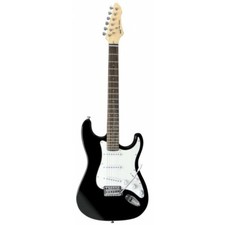 Guitare Electrique TYPE STRATOCASTER RC-100 BLACK  par  GEWA