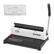 VEVOR Relieuse Machine à Relier Spirale 34 Trous Perforelieur pour Anneau A4 A5