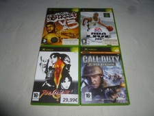 XBOX GAME LOT SOULCALIBUR II CALL OF DUTY STREET V3 NBA LIVE 2005 PAL