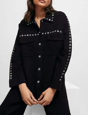 Maje Women's Black Wool Blend