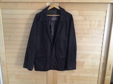 VESTE EN CUIR  MARRON FONCE MARQUE OAKWOOD TAILLE XXL EN ÉTAT COMME NEUF .