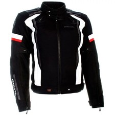 Richa Airwave Imperméable Respirant Moto D3O Veste Noir Blanc