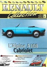 FASCICULE RENAULT / RENAULT ALPINE A 108 CABRIOLET