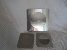 RARE CHRISTOFLE  ENSEMBLE ACIER DESSOUS DE PLAT ET DESSOUS DE BOUTEILLE