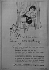 PUBLICITÉ CRÈME COMPLEXE ANTIRIDES DIADERMINE A VINGT ANS QU'IL FAUT Y PENSER