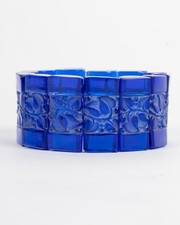 Bracelet Cerisier Verre Bleu