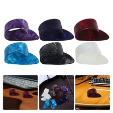  Plectres de doigts en cellulose pour guitare acoustique, Banjo, ukulélé, harpe