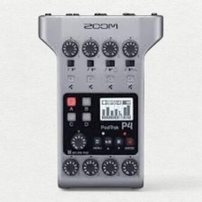 ZOOM ZP4 PodTrak P4 Podcast Recorder Enregistreur Numérique Portable Multipiste