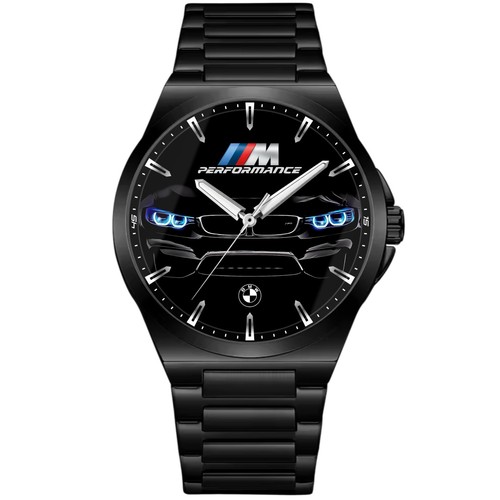 Montre acier noir - en,